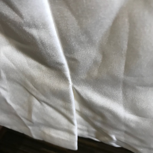 David’s Bridal Strapless Satin and Lace Dress - Picture 6 of 8